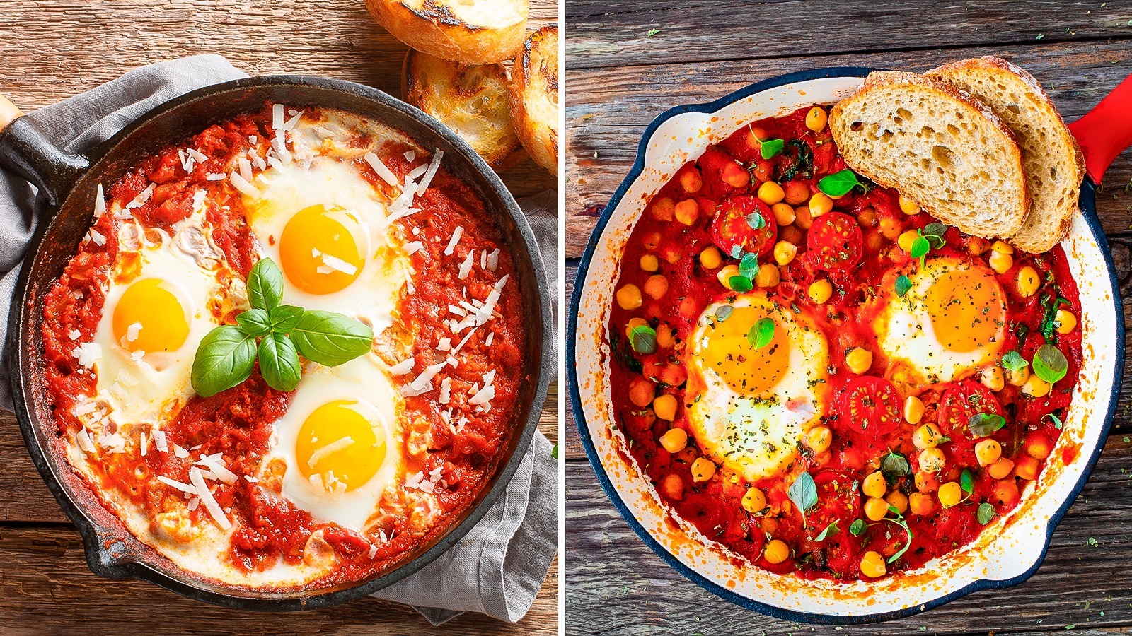 Here's The Difference Between Eggs In Purgatory And Shakshuka