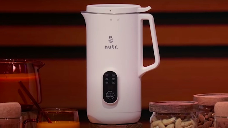Nutr machine on display for Shark Tank panel