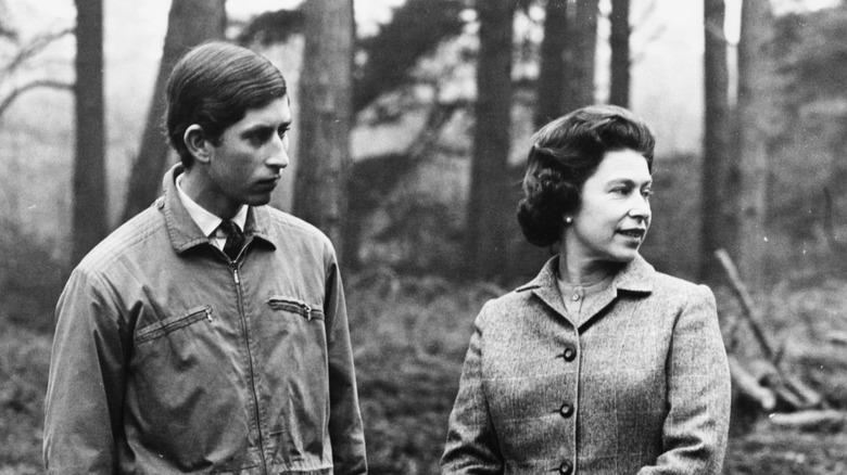 King Charles III and Queen Elizabeth II