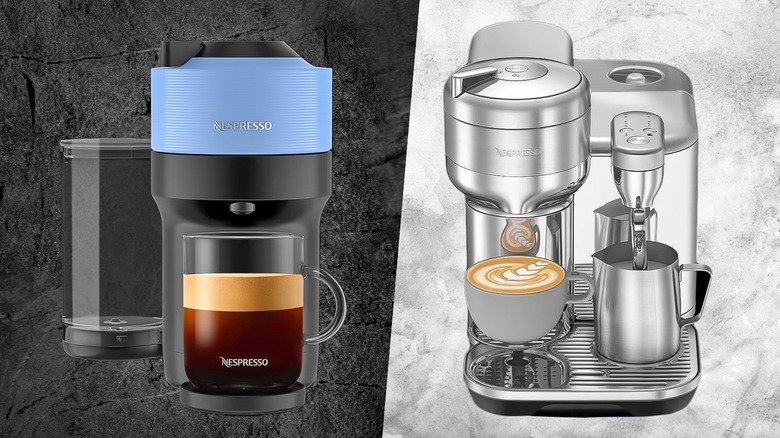 Nespresso Vertuo Pop and Vertuo Creatista machines