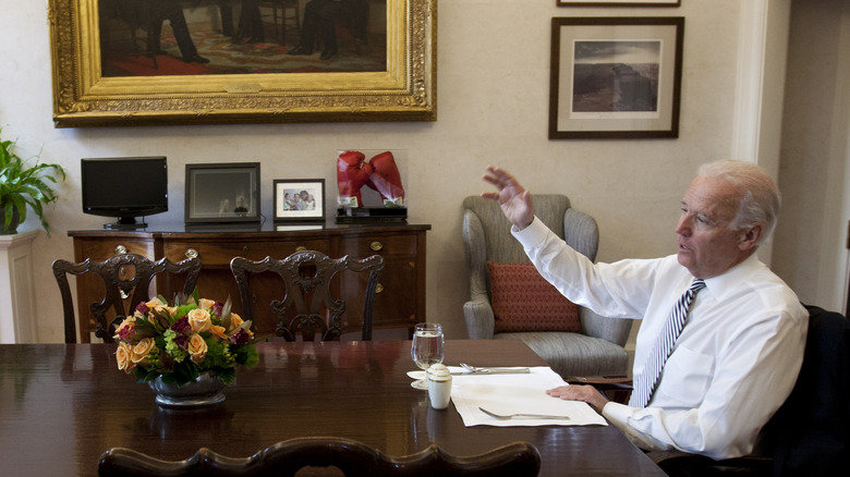 joe biden white house dining room