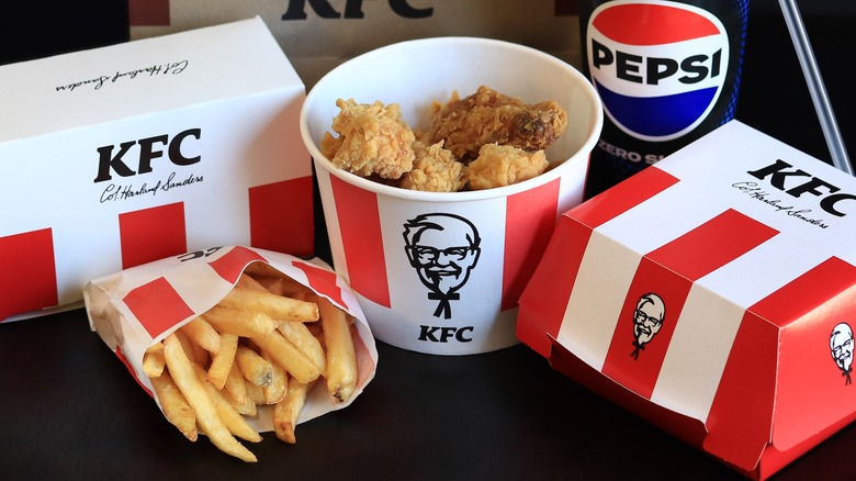 KFC menu items