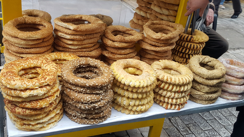 koulouri bread in Greece