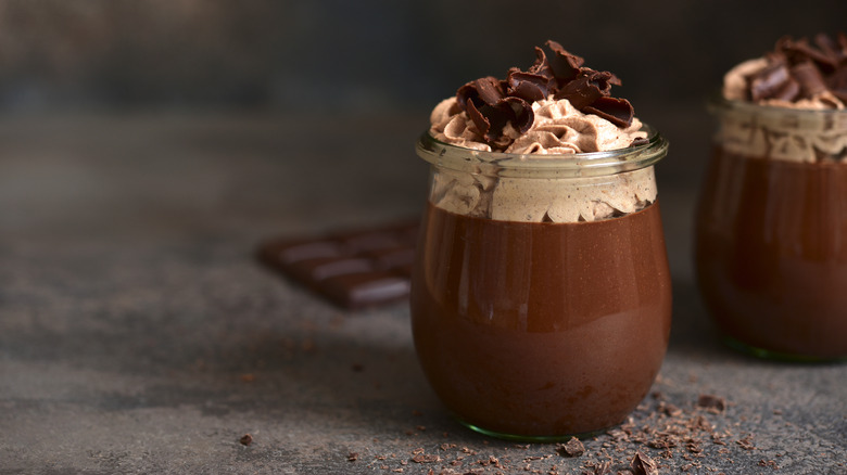 dark chocolate mousse