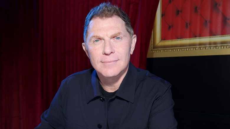 Bobby Flay in black button down