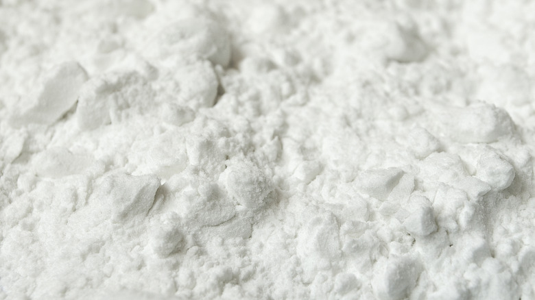 tapioca starch close up