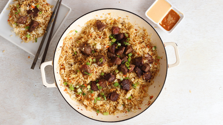 hibachi steak fried rice