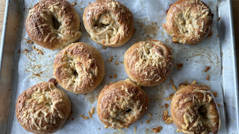 Baked Asiago bagels