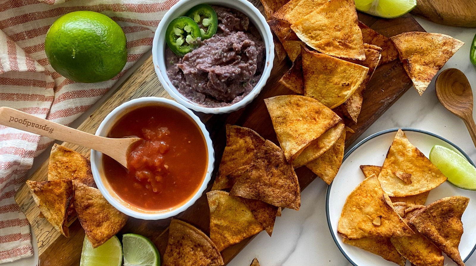 Homemade Chili Lime Tortilla Chips Recipe