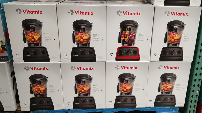 boxes of Vitamix blenders