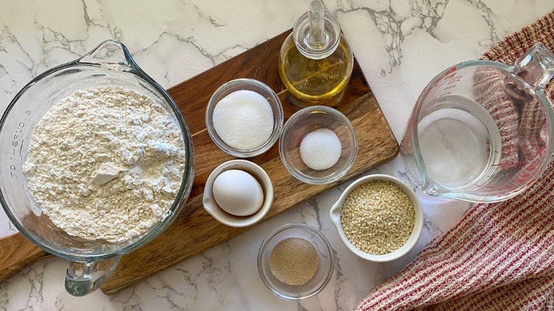 sesame bagels ingredients