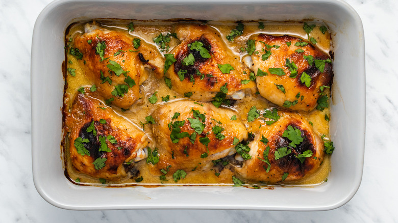 honey mustard chicken thighs baked