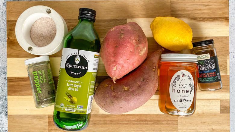 honey roasted sweet potatoes ingredients