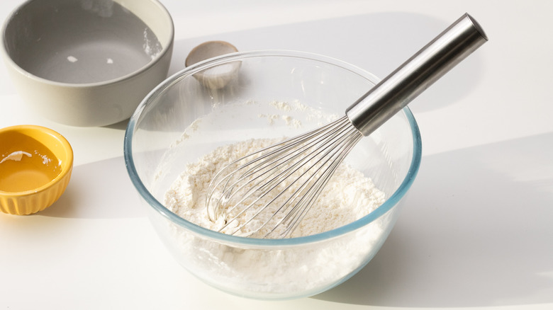 dry ingredients in a bowl