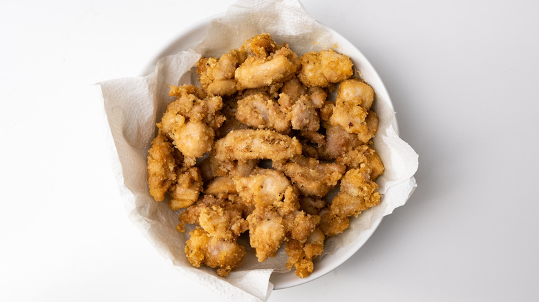 Fried chicken in a bowl 