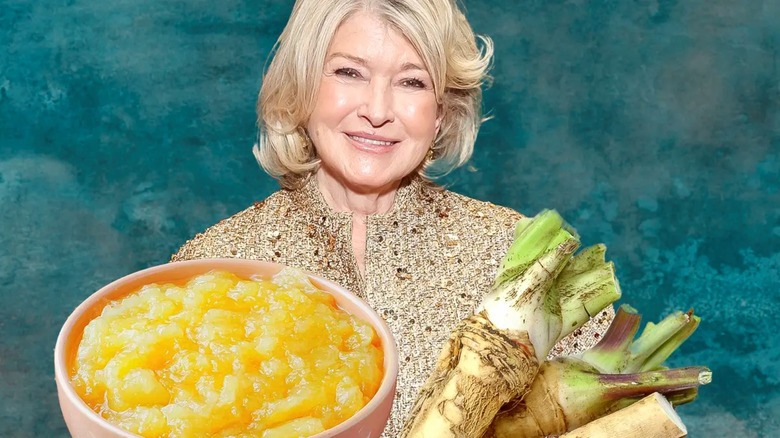 Martha Stewart, applesauce, horseradish