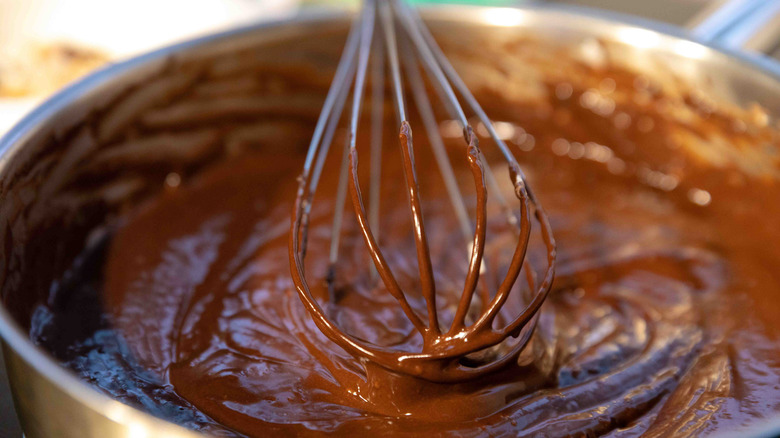 chocolate cake batter