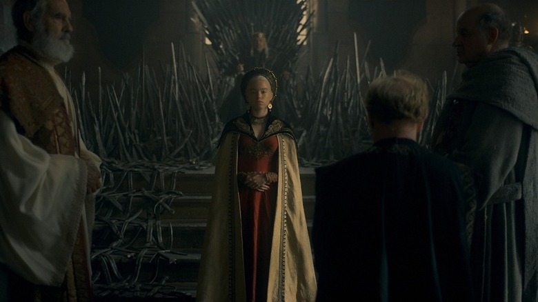 Rhaenyra being named heir