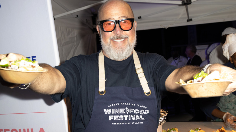 Andrew Zimmern at Nassau Paradise wine and food Festival 