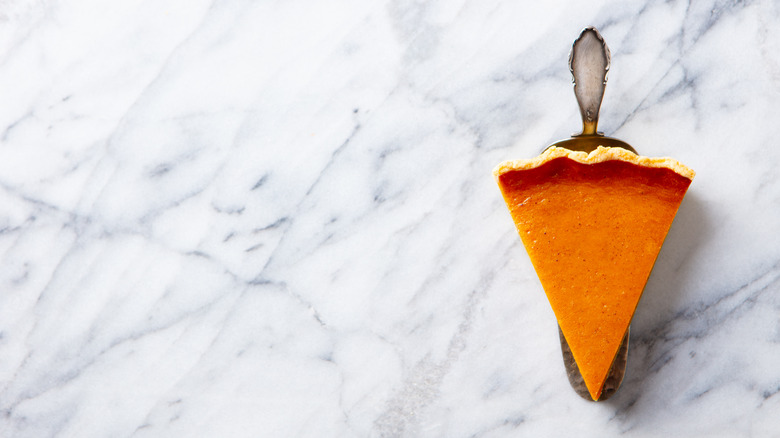 pumpkin pie slice