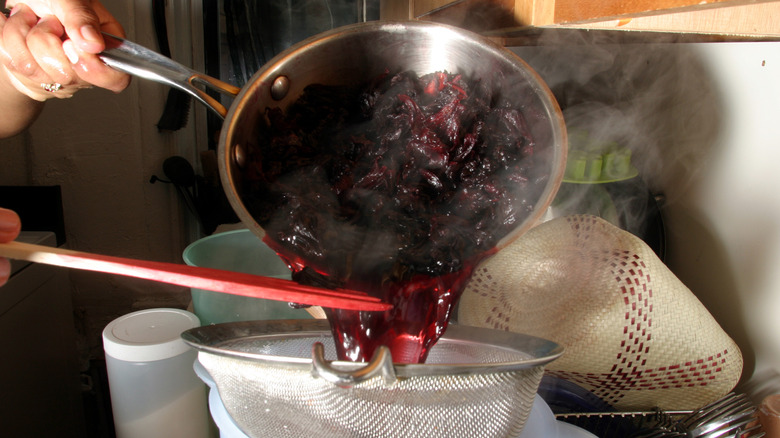 making mole sauce