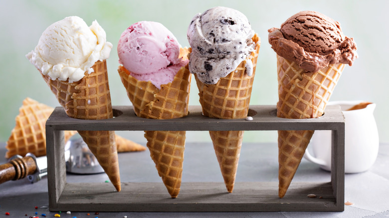 Ice cream cones