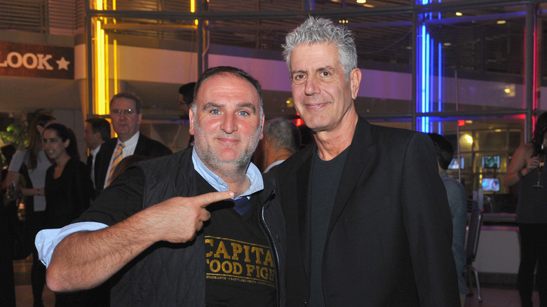 José Andrés and Anthony Bourdain