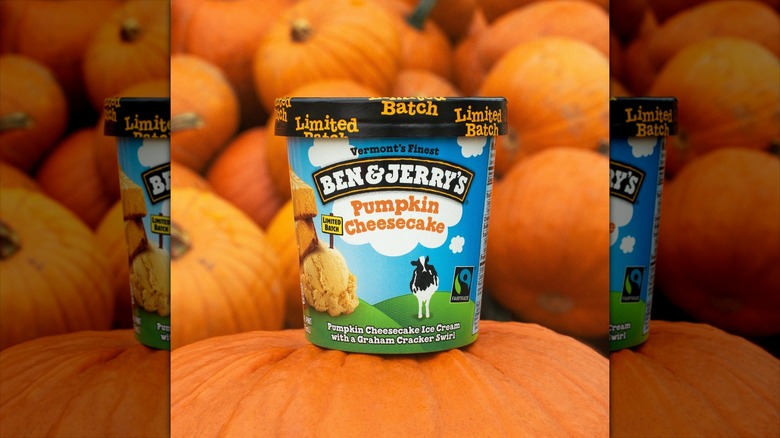 Ben & Jerry's pumpkin cheesecake ice cream pint