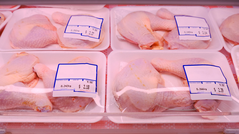 packaged chicken legs