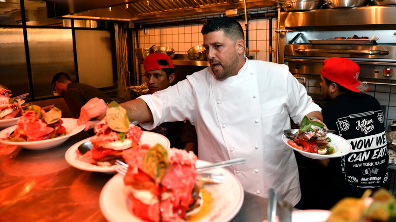 Joe Isidori in Arthur & Sons kitchen