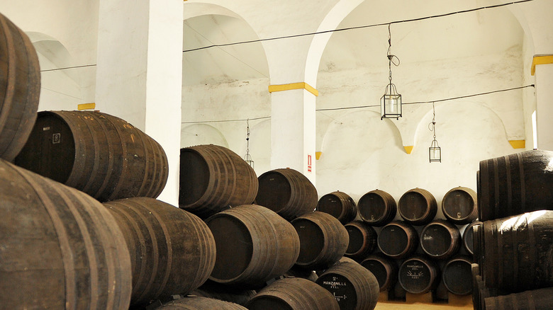 cathedral aging sherry barrels