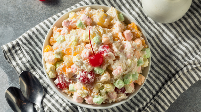 Ambrosia salad with Cool Whip