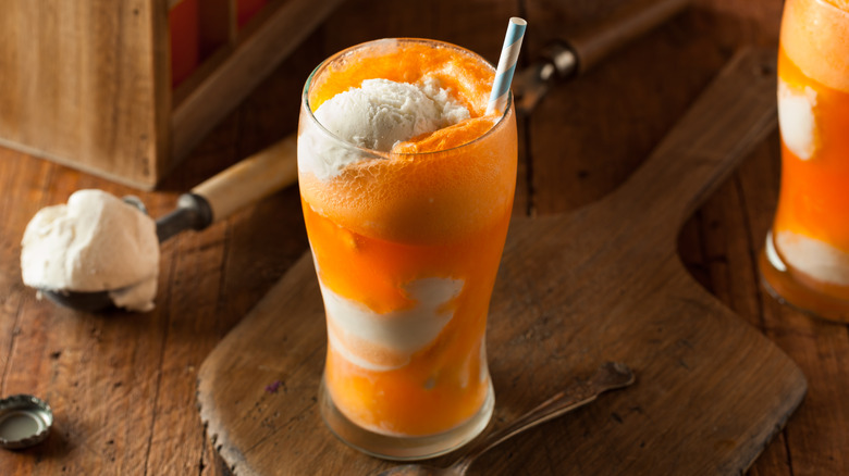 orange creamsicle ice cream float