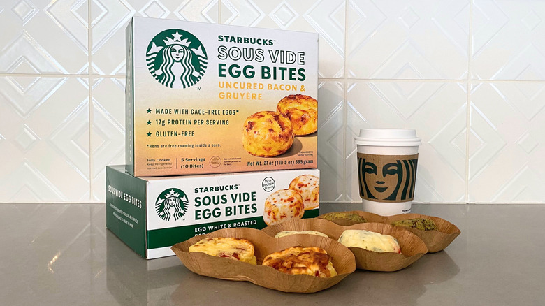 Sous vide egg bites from Costco and Starbucks
