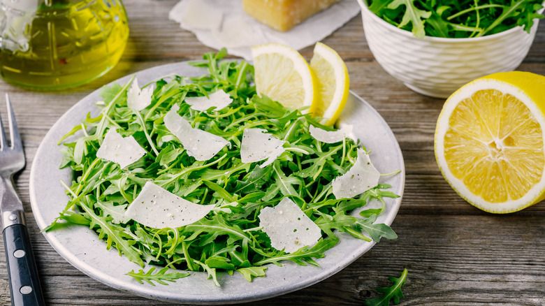 arugula salad with cheese