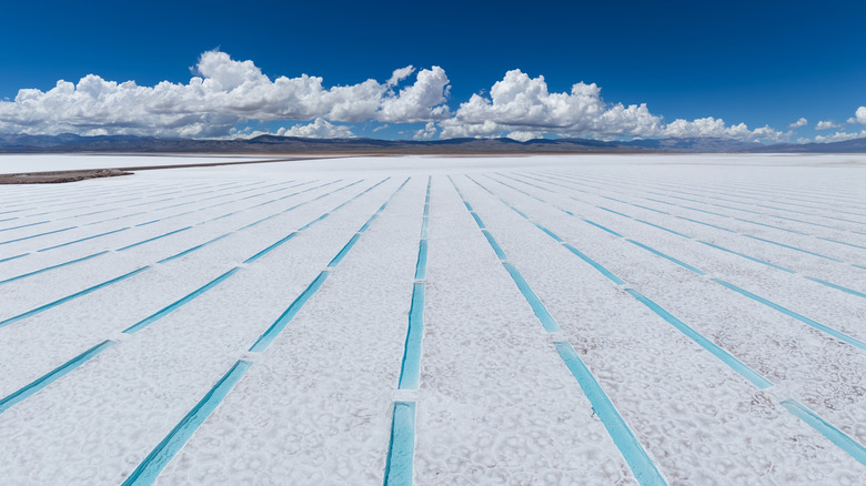 Salt flats in Argentina