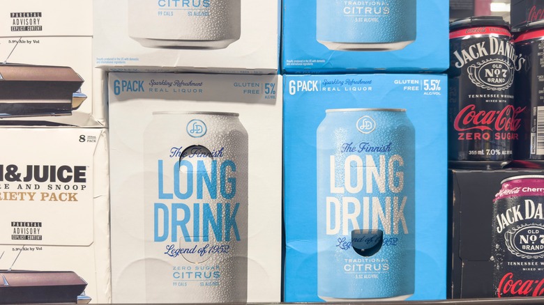 Finnish Long Drink in cans