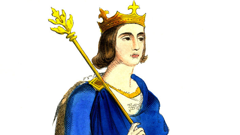 illustration depicting King Charles VI