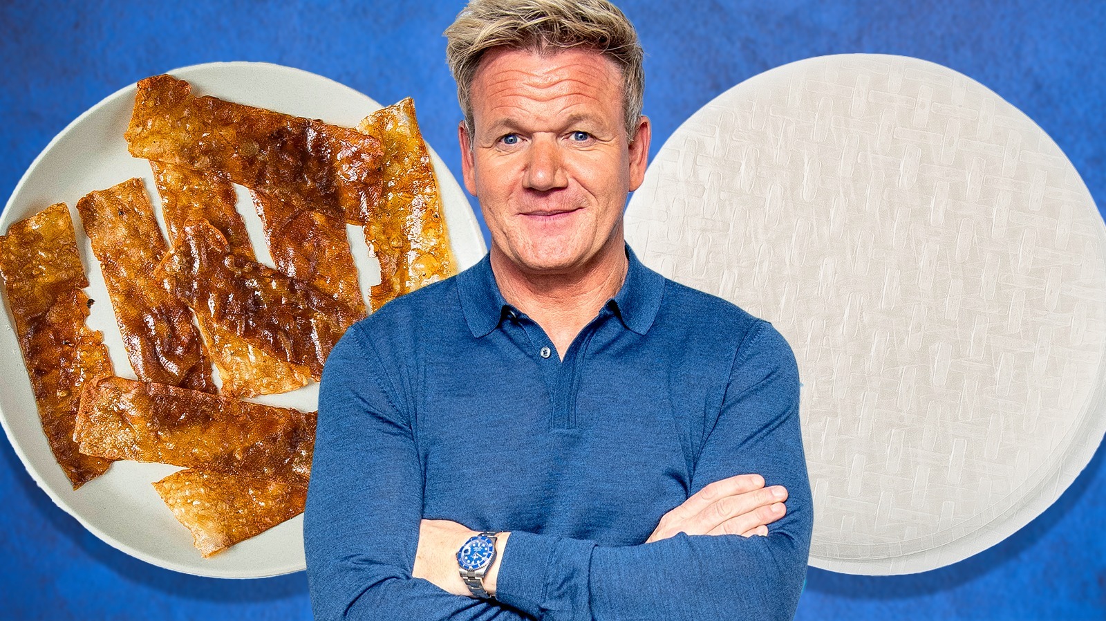 How Gordon Ramsay Turns Rice Paper Into Savory Vegan Bacon