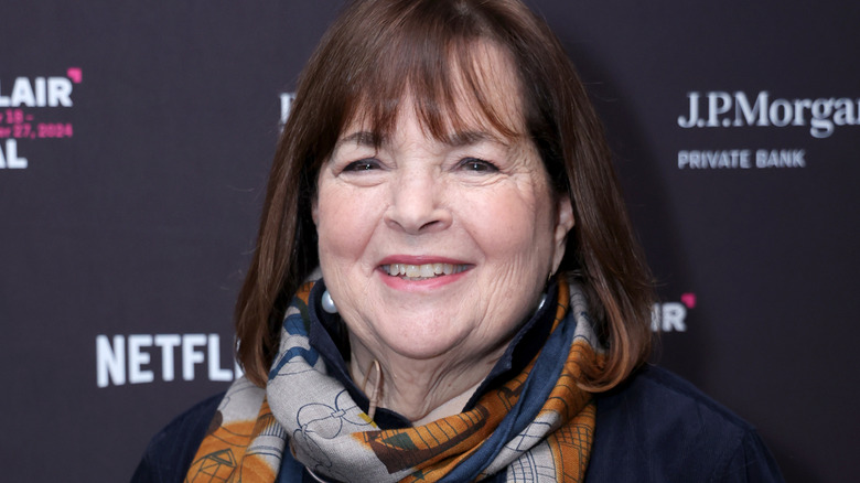 Ina Garten smiling in scarf