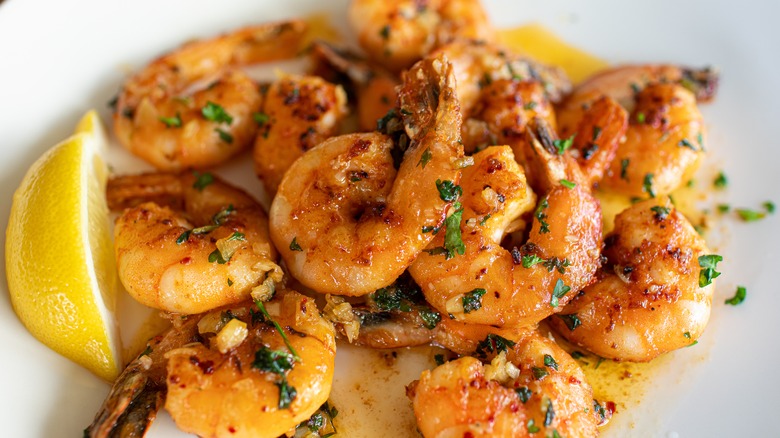 Roast shrimp