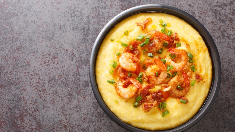 polenta with shrimp