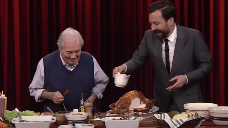 Jacques Pépin with Jimmy Fallon on Tonight Show