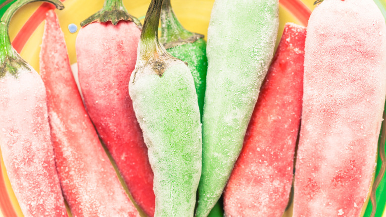 Frozen peppers