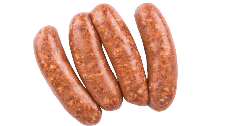 Formed sausage links