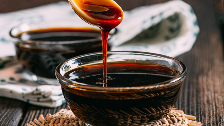 bowl of molasses