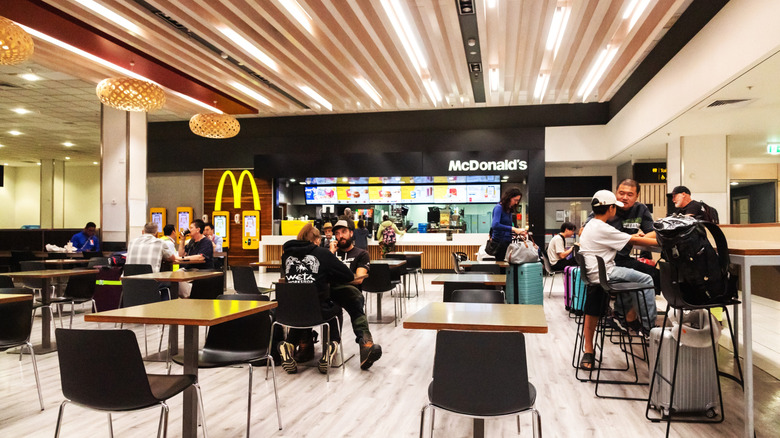 Interior of a McDonald's location