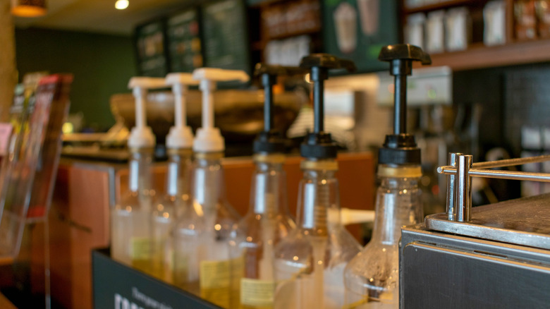 starbucks flavor dispensers