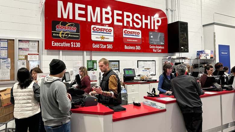 Costco membership counter