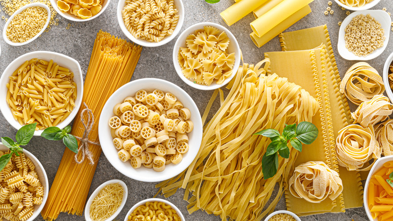 Pasta varieties